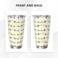 thumbnail image 3 of Lsque Dachshund Dog Puppy Pattern 20oz Car Cup with Lid and Straw, Insulated Coffee Cup with Straw Topper, Spill Proof Travel Coffee Mug, Stainless Steel Tumble-Straw Two-piece Set, 3 of 8
