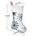 thumbnail image 5 of Christmas Stockings,Blue Christmas Snowflake Pattern Stockings Christmas,14.8'' Xmas Stockings,Christmas Party Favors,Christmas Party Decorations,Christmas Stockings Personalized, 5 of 5