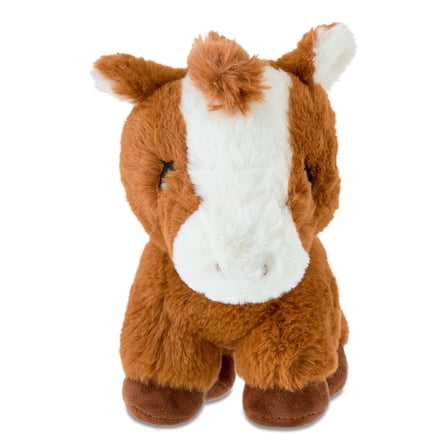 Small Horse Plush, Brown, 9", Valentine's Day by Way To Celebrate
