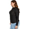 thumbnail image 2 of Blusa de satín Roman Fashion/Tallas Extras, 1802 (Negro) negro 42 Roman Fashion BL-GR-1802-NEGRO-ALL, 2 of 6