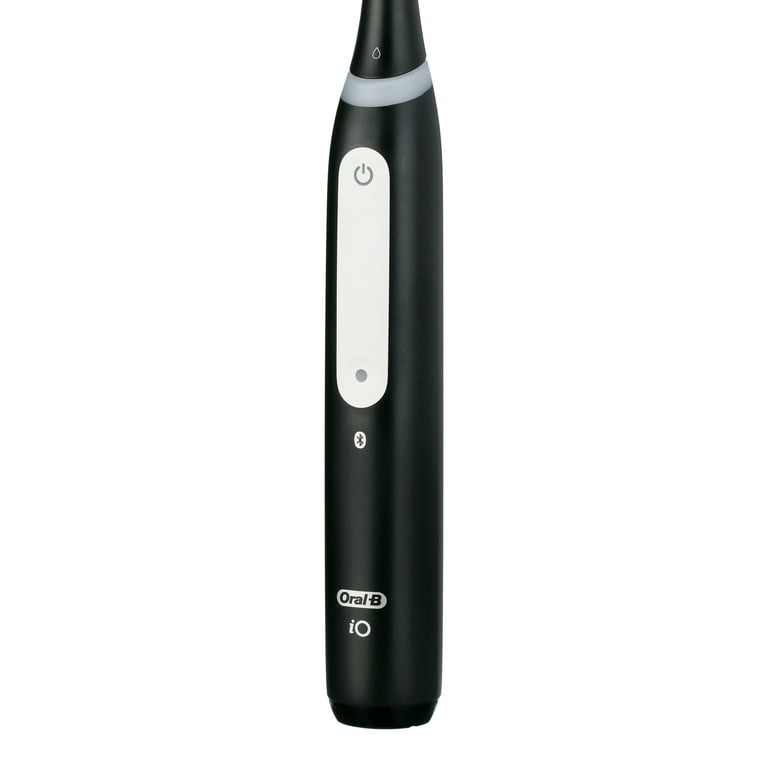 Toothbrush Black Electric with Series iO (1) Brush Oral-B 4 Head, Rechargeable,