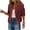 Wine, variant on Women's Sequin Long Sleeve Sparkly Glitter Jacket Fashion Party Outerwear Pink XL