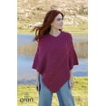 thumbnail image 4 of Aran Knitted Poncho Women's SuperSoft Merino Wool Irish Cape Made in Ireland, One Size, 4 of 7