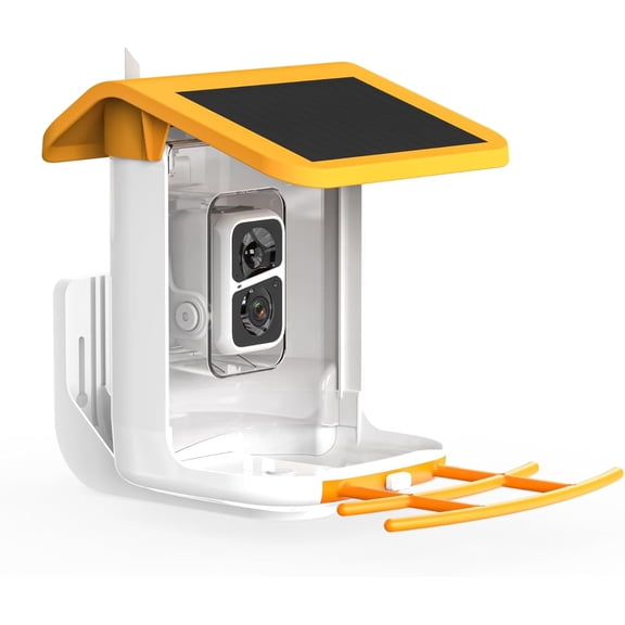Identify Color Vision Vicohome N008 Bird Feeder with Camera, Solar Powered Bird Feeder Cam ...