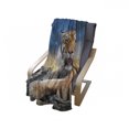 thumbnail image 4 of Tiger Soft Flannel Fleece Throw Blanket, Calm Siberian Large Cat with Sunset Resting on a Boulder Relaxed Beast, Cozy Plush for Indoor and Outdoor Use, 50" x 70", Multicolor, by Ambesonne, 4 of 6