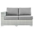 thumbnail image 5 of Modway Convene Outdoor Patio Left-Arm Loveseat in Light Gray Gray, 5 of 8