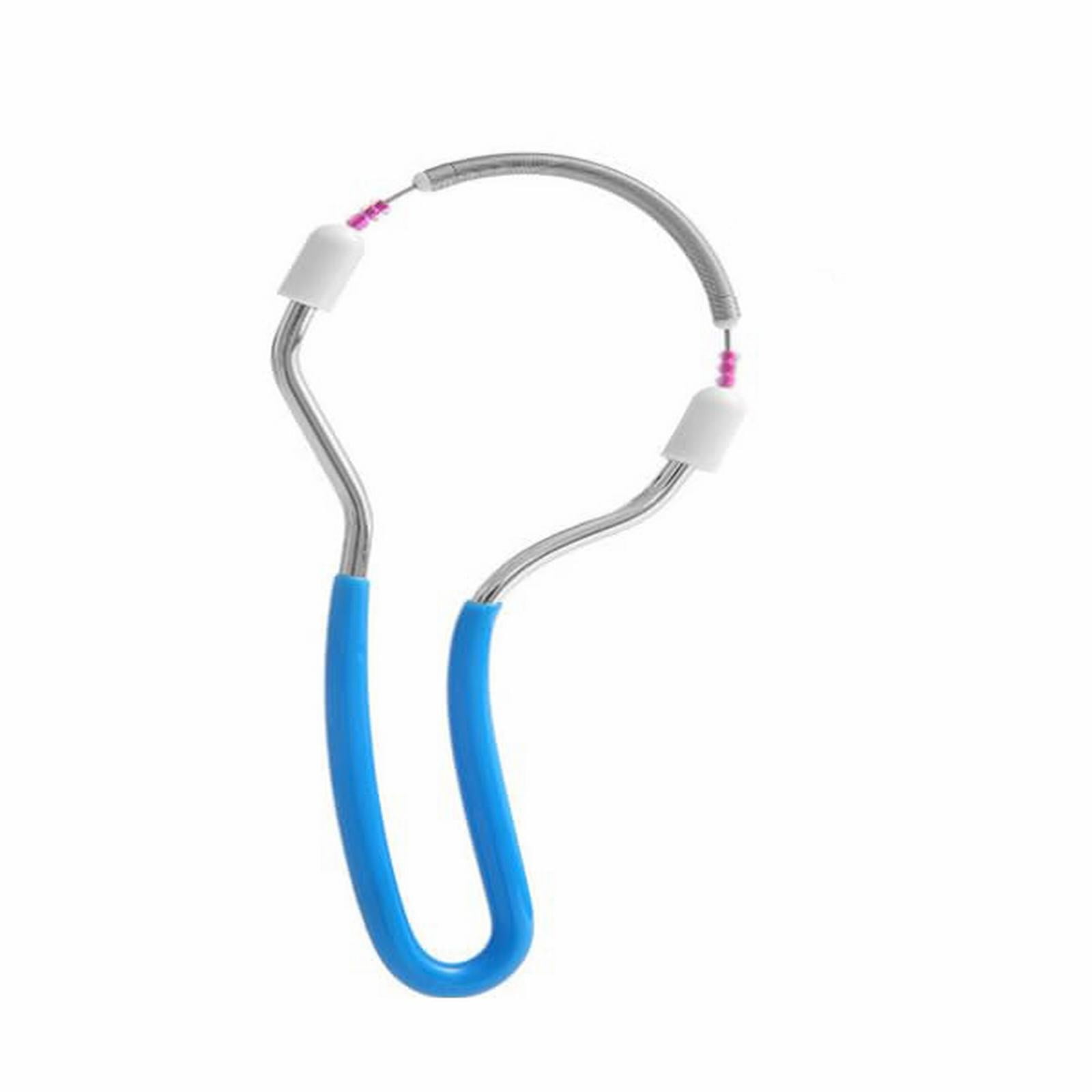 Women’s Facial Hair Remover – Stainless Steel Spring Epilator, Portable Threading Tool For Upper Lip, Chin, Cheeks, Neck, Eyebrow, Manual Facial Hair Removal Device No Battery Needed