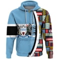thumbnail image 2 of Sudadera con capucha de la región africana para hombre, sudadera con capucha con estampado 3D, bandera retro de Botsuana, sudadera con capucha informal con cremallera de gran tamaño, 2024 Street, 2 of 5