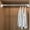 A, variant on Adjustable Tension Mounted Drying Rack - Space Saving Expandable Garment Rod for Home Laundry Closet Bathroom Organization and Storage Solutions