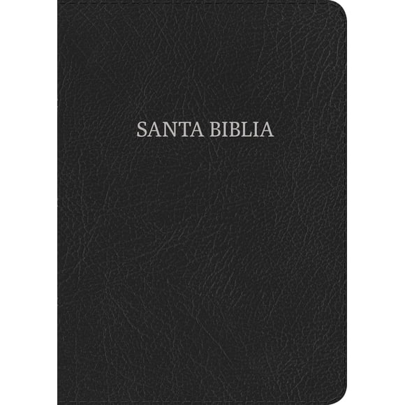 Piel regenerada negra con estampado Super Giant de Bible B&H Espanol NVI