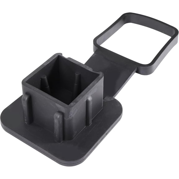 Trailer Hitch Cover, 2-Inch Receiver Plug with Rubber Cap for Truck and SUV