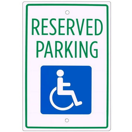 UPC: 0193206003644 | Brybelly ISGN-003 Handicap Parking Sign – 18 x 12 in.