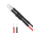 thumbnail image 2 of 10 Pack Of 5mm Amber Orange LEDs, Pre-wired For 12v (10-15v) – Perfect For Custom Projects! 2 of 4