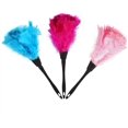 thumbnail image 2 of Feather Duster - Turkey Feather Duster Soft Brush with Black Handle, Home Furniture,Keyboard,Car Cleaning Tools, 2 of 6