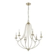 thumbnail image 5 of 12106-MG Millennium Lighting Eisley - 6 Light Chandelier-31.63 Inch Tall and 28.5 Inch Wide-Modern Gold Finish, 5 of 6