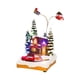 thumbnail image 5 of Casas de Navidad, LED iluminado, decoración de invierno musical de resina para vacaciones en el hogar interior Yuyangstore Figura Casas de Pueblo, 5 of 6