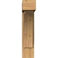 thumbnail image 2 of Ekena Millwork 7 1/2"W x 26"D x 34"H Thorton Block Smooth Bracket w/ Offset Brace, Western Red Cedar, 2 of 25