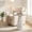Alabaster, variant on Christopher Knight Home Modern Lightweight MGO Accent Side Table with Pedestal Base, Alabaster