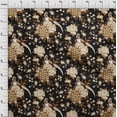 thumbnail image 4 of oneOone Georgette Viscose Brown Fabric Asian Chinese Sewing Craft Projects Fabric Prints By Yard 42 Inch Wide, 4 of 4