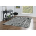 thumbnail image 4 of Cayden 5' x 7' Washable Area Rug, Ivory and Black, 4 of 7