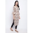 thumbnail image 3 of Rajnandini Women's Pure Cambric Cotton Jaipuri Printed Kurti (JOPLJPR135-XXL_White_XXL), 3 of 5