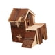 thumbnail image 5 of Casa de madera para hámster, jaula para hámster, refugio para hámster, refugio para animales pequeños, hábitat para hámster enano, chinchilla, 5 of 7