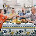thumbnail image 5 of Rectangle Table Cloth, Floral Rectangle Tablecloth, Stain Resistance Water Repellent and Wrinkle-Free,Table Cloth Decor for Home Kitchen Dining Party Patio Indoor and Outdoor Use, 60x102, 5 of 6