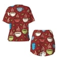 thumbnail image 5 of Xecao Coffee Cups print Swimsuit for women, Summer-ready, sporty style.Quick-dry fabric. Many sizes & colors., 5 of 9