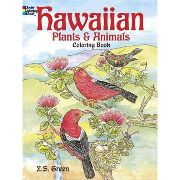 Pre-Owned Hawaiian Plants and Animals Coloring Book (Paperback) 0486403602 9780486403601