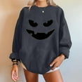 thumbnail image 2 of NMMUED Women Halloween Sweatshirt, Y2k Clothes, Vintage Halloween Shirt, Womens Shirts Casual, Ghost Halloween Sweatshirt, Graphic Sweatshirts, Gray S, 2 of 6