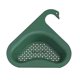 thumbnail image 2 of Cesta de colador para fregadero, filtro colgante triangular, estante de almacenamiento para fregadero (verde), 2 of 2