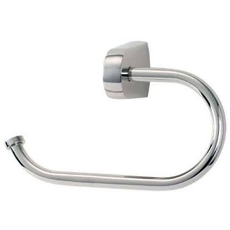 Euro Singe Post Toilet Paper Holder - Finish: Polished Nickel