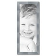 thumbnail image 2 of ArtToFrames 14" x 38" Light Silver Picture Frame, 14x38 inch Silver Wood Poster Frame (WOM-4827), 2 of 7