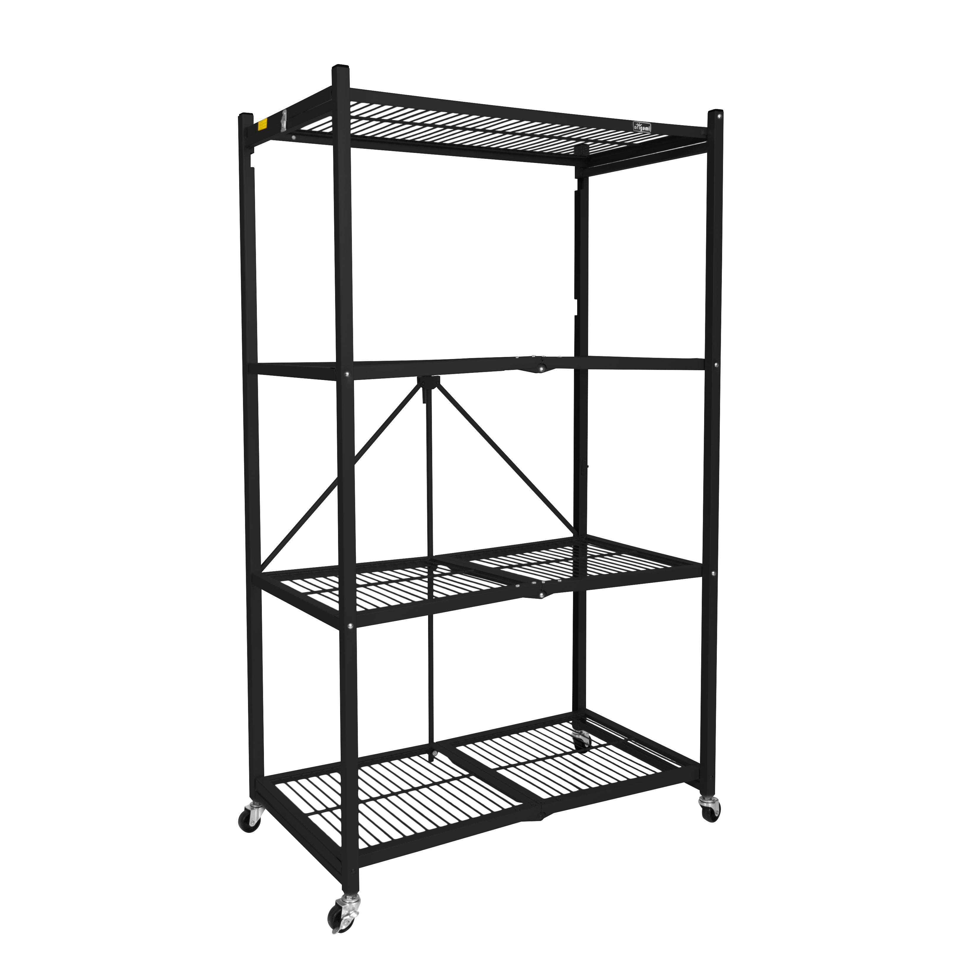 Origami Connection Bridge Racks for R5 Series 4-Shelf Large Storage Rack - Coral 2 Pack Extend Your Racks 36 inches for Connected Storage Solution System | 