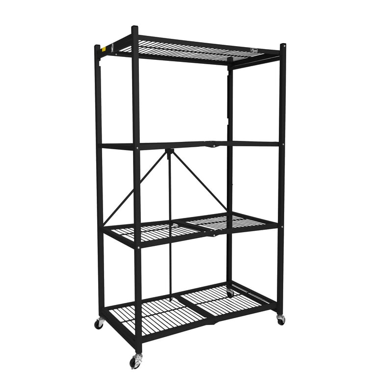 Origami R5 4-Shelf Heavy-Duty Folding Metal Storage Rack with