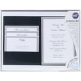 Wilton PrintYourOwn Invitations Kit, Black & White Elegance