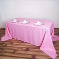 thumbnail image 2 of BalsaCircle 10 Pieces 90" x 156" Pink Rectangle Polyester Tablecloths Table Cover Linens, 2 of 4