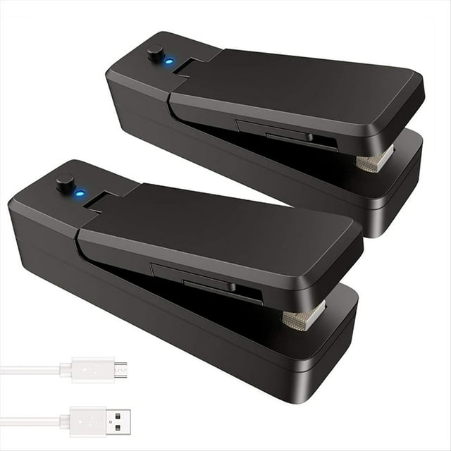 Mini Selladora de Bolsas 2 en 1, Portátil, Recargable, Selladora Al Vacío y Cortadora de Bolsas de Plástico de PVC para Refrigerios y Picnics Al Aire Libre.