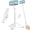 White, variant on Selfie Stick Travel Tripod for Cell Phone with Remote Control and Phone Holder, Extendable Selfie Stick for iPhone, iPhone Tripod for Video Recording, 50 Inch, Black