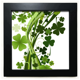 thumbnail image 1 of Clover árbol el día de San Patricio de Irlanda Mesa de pared con marco cuadrado negro, 1 of 4