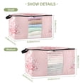 thumbnail image 2 of Foldable Clothes Storage Bags Clothes Organizer Bin with Clear Windows for Clothes Bedding Starry Christmas Tree, 2 of 6