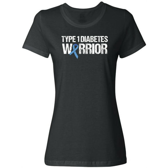Inktastic Type 1 Diabetes Warrior Women's T-Shirt