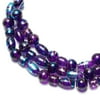 Cousin Metallic Swirl Glass Mix Bead, 1 Each