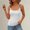 White, variant on Lumistal Tank Top for Women Plain Fashion Summer Casual Basic Slim Fit Solid Color Sleeveless Top for Women Beach Clothes Womens Casual Chain Strap Tank Top Orange M