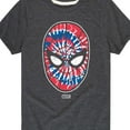 thumbnail image 3 of Marvel Spider-Man - Mask Tie Dye Flag - Toddler And Youth Short Sleeve Graphic T-Shirt, 3 of 5