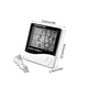 thumbnail image 4 of Bearachild LCD Digital Temperatura Humedad Medidor HTC-2 Hogar Interior Exterior Higrómetro Termómetro Estación meteorológica con reloj Termómetros Bearachild HA007398-00, 4 of 6