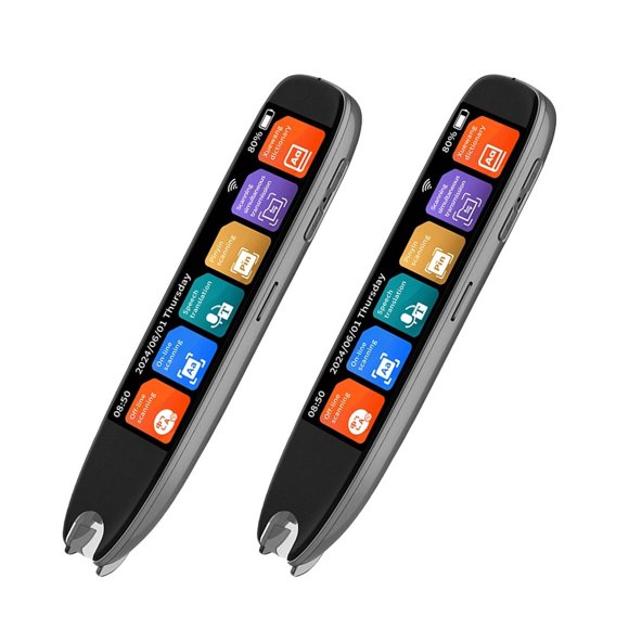 Translation Pen 142 Languages Smart Scanner Translator Pen Recording Pen Scanning Point Reading ,Easy to Operate