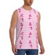 thumbnail image 2 of Balery Pink Scarf Snowman Camisetas sin mangas para hombre, absorbe la humedad y protege contra el mal olor.-XX-Large, 2 of 7