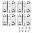 thumbnail image 2 of Heavy Duty Stainless Steel Boat Hinges, Marine Grade Hinges, 2 Inch X 2 Inches (50Mm X 50 Mm), (4 PCS), 2 of 7