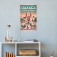 thumbnail image 4 of Retro Vintage Travel Poster Wall Print Zocalo De Oaxaca Oaxaca Mexico Central Plaza Historic Architecture Art Print Poster, 4 of 8